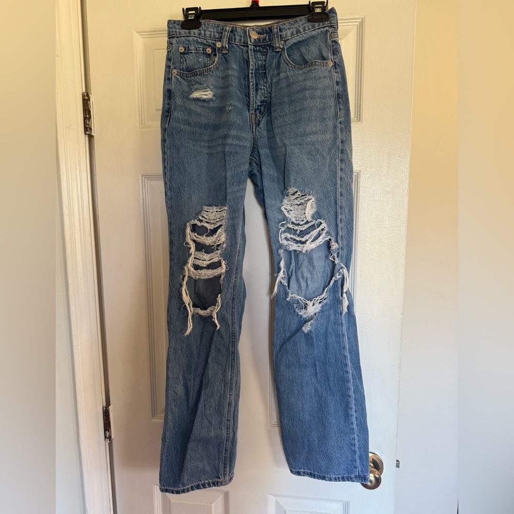 Aeropostale Distressed 90’s Baggy Jeans
